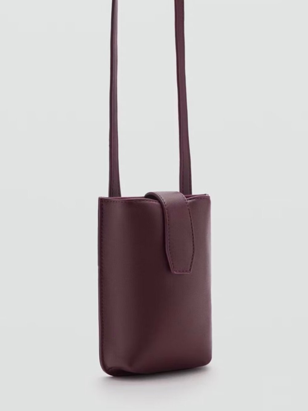 Mini Faux Leather Shoulder Bag